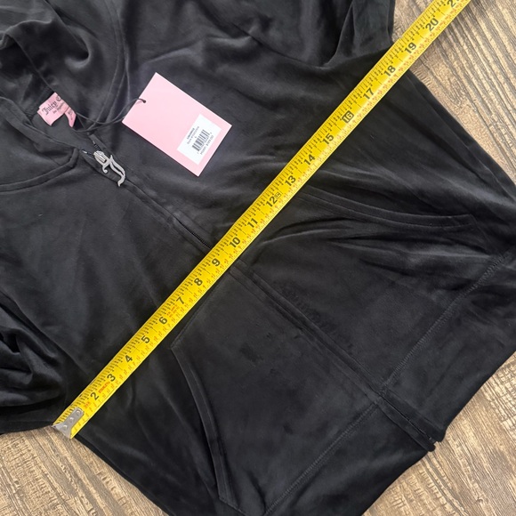 Juicy Couture Velour Tracksuit in Black. - Picture 8 of 12